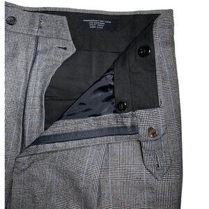 Windowpane Flannel Soft Wool Fall/Winter Mens Dress Pants w35x32 NWOT